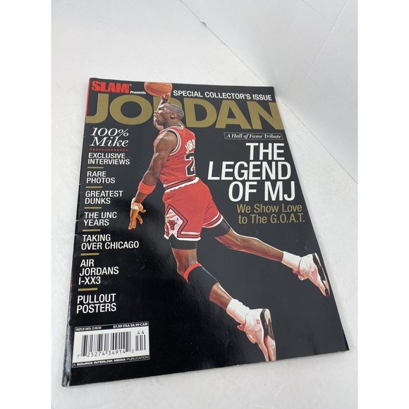 NBA Basketball Slam Magazine Presents Michael Jordan A Hall of Fame Tribute - Picture 9 of 9